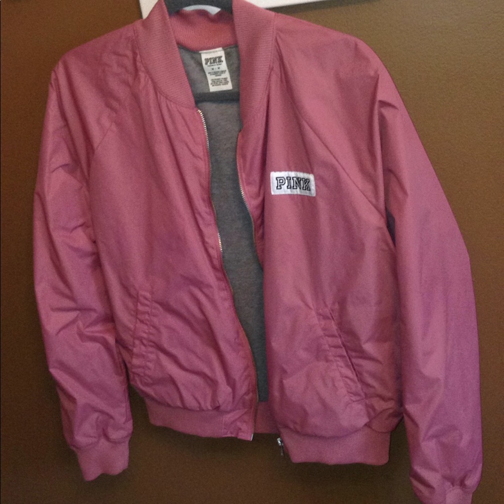 PINK bomber jacket !